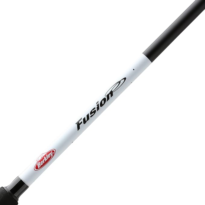 Berkley Fusion Spinning Reel and 7' Fishing Rod Combo, 2 Ball Bearings with Lightweight Graphite Reel Body, 2-Piece Rod