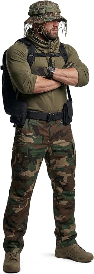 CQR Men's Tactical Boonie Hat, Breathable Packable Sun Hat for Hunting, Hiking, Fishing, Shooting, and Outdoor Activities