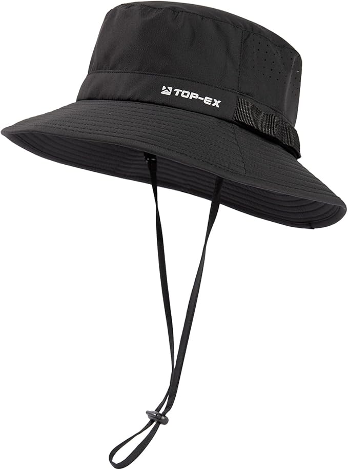 UVCoolix All-Day Comfort Bucket Sun Hat for Men Women,Lightweight Wide Brim UV Protection Boonie Outdoor,Beach,Golf