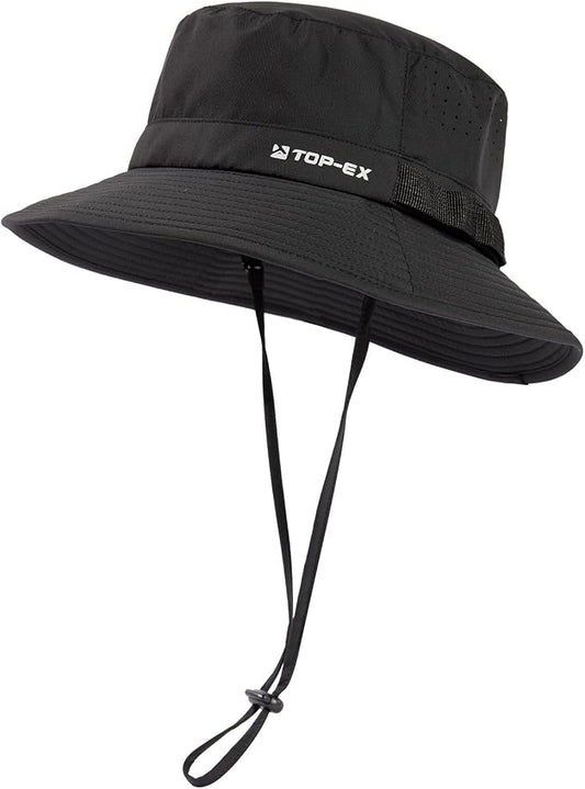 UVCoolix All-Day Comfort Bucket Sun Hat for Men Women,Lightweight Wide Brim UV Protection Boonie Outdoor,Beach,Golf