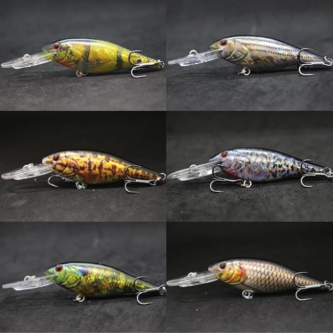Minnow Crankbait for Bass Fishing Bass Lure Jerkbait Fishing Lures and Tackle Box