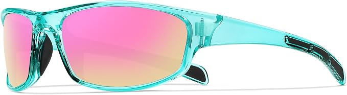 Sports Polarized Sunglasses for Men Women Wrap Around Sun Glasses Fishing Cycling Driving Running UV Protection