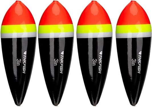 THKFISH Fishing Bobbers Slip Bobbers for Fishing Floats Bobbers for Fishing Balsa Bobbers for Steelhead Fish Float Rigs Freshwater Saltwater Floatage