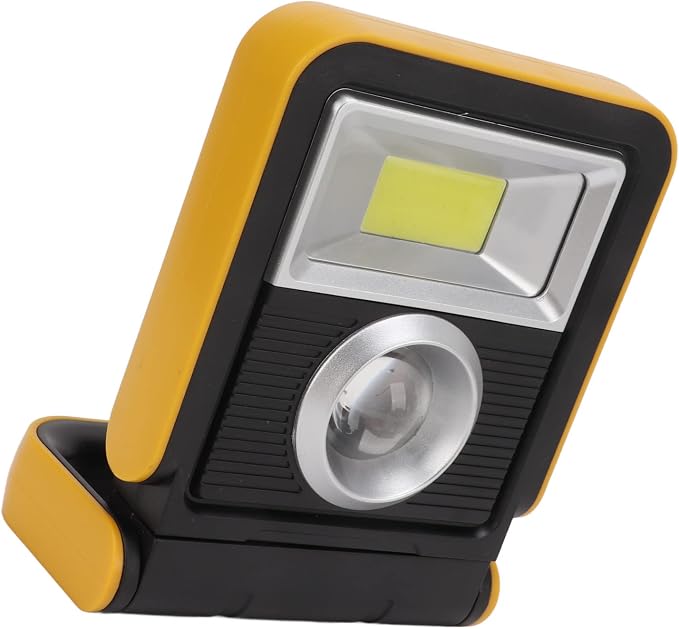 LED Outdoor Light, Rechargeable Camping Lantern with Rotatable Handle, Emergency Light for Outdoor, Night Fishing, with USB Charging and Solar Power
