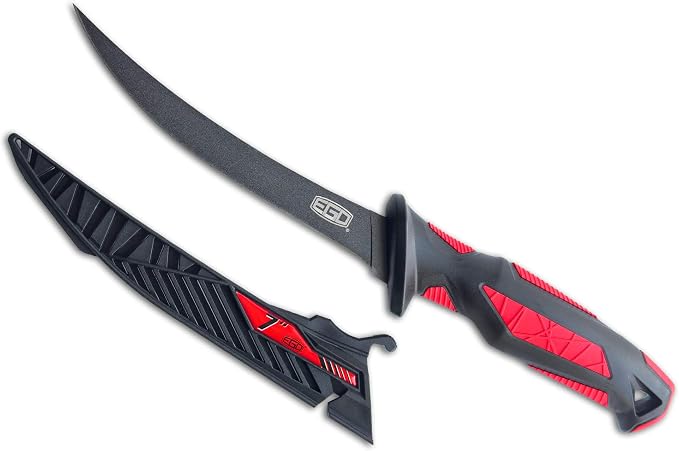 EGO Blackwater Fishing Tool Kit, Compact Pro Angler Set with 8” Aluminum Pliers, Vice Grip Tool, 7” Fillet Knife, Utility Scissors & PVC Sheath, Essential Fishing Gear for Bass, Walleye & Trout