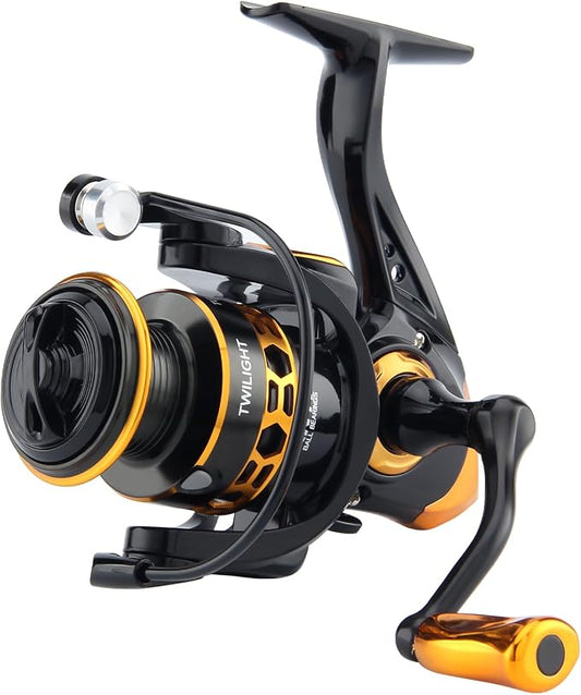 HAUT TON Dolphin Advance Edition Spinning Reel,5.2:1Gear Ratio,22LBS,5+1BB,Backlash Free Bearing,Sealed Drag System,Saltwater,Freshwater Fishing Reels