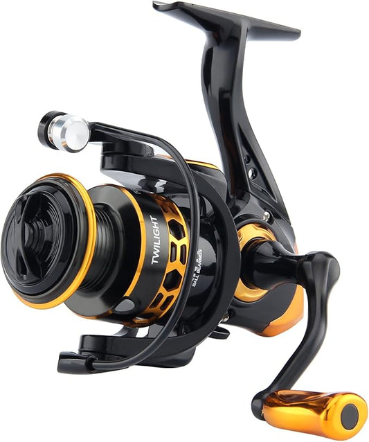 HAUT TON Dolphin Advance Edition Spinning Reel,5.2:1Gear Ratio,22LBS,5+1BB,Backlash Free Bearing,Sealed Drag System,Saltwater,Freshwater Fishing Reels