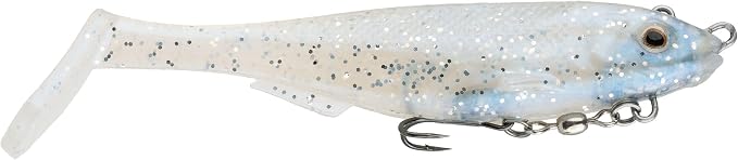 Strike King Final Copy Fishing Lure, Pre-Rigged Soft Plastic Swimbait, Free-Swinging Size 4 Treble Hook, Belly Magnetic Hook Keeper, 7/8-Ounce