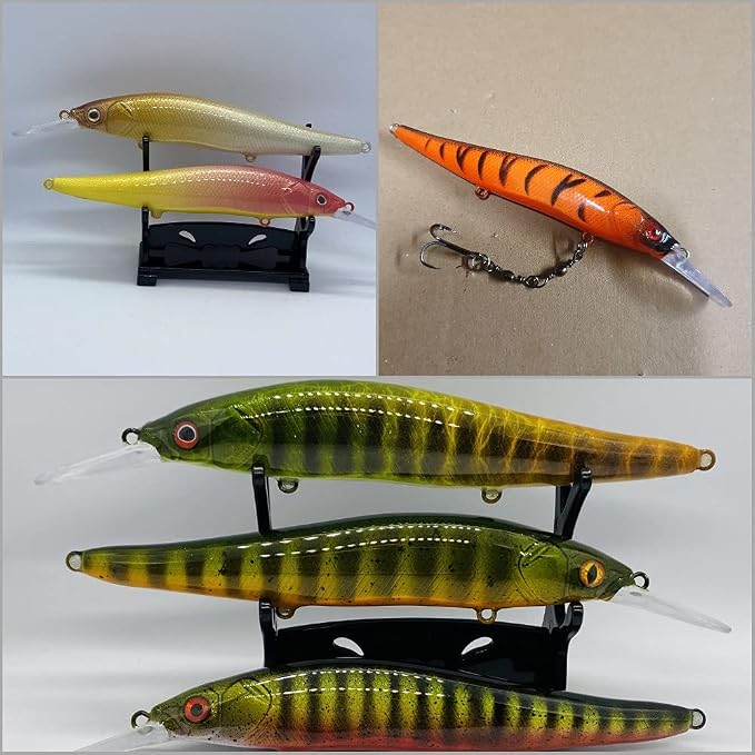 10 Blank Unpainted Minnow Crankbait Topwater Lipless Jerkbait Fishing Lures V3