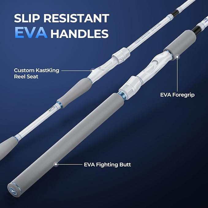 KastKing Centron Lite Travel Fishing Rod and Reel Combo, Packable Twin-Tips Spinning & Baitcaster Combos, Lightweight IM6 Graphite, Portable Multi-Piece Kit for Bass Trout, Freshwater Travel