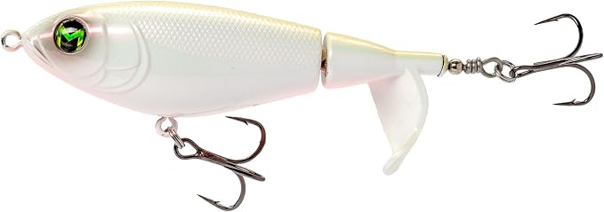 Lew's Mach Baits Patroller Propeller Bait Fishing Lure, Topwater Propeller Bait, Rotating Tail Section, Sound Chamber