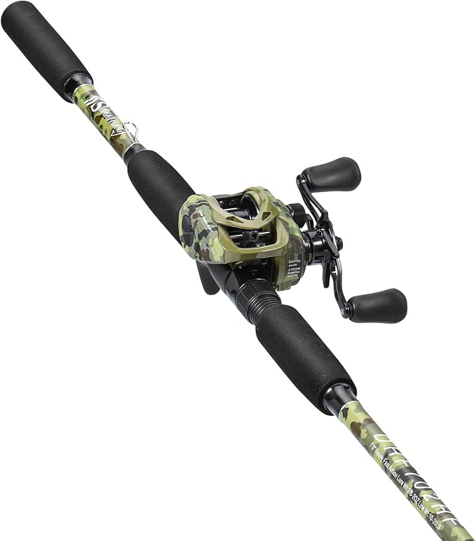 Sougayilang Fishing Pole Casting Reel Combo with Durable Rod Handle, Medium Heavy for Catfish Salmon and Steelhead- 7'0"