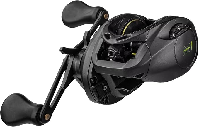 Handing M1 Baitcaster Reel, Lightweight Fishing Reel, 17.64 lbs Max Drag, 7.2:1 Gear Ratio, 8-Button Magnetic Brake System, Graphite Frame, 6+1 Stainless Steel Bearings