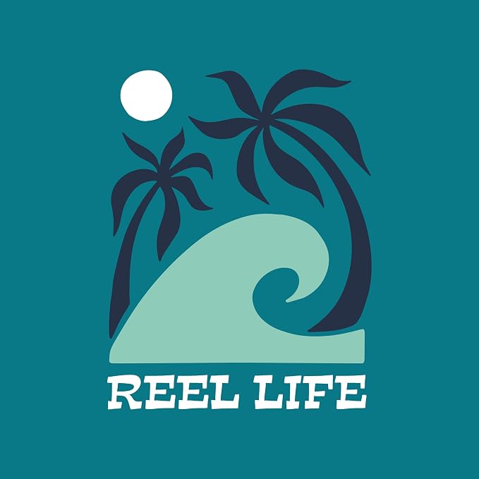 Reel Life UV Long Sleeve Hoodie – Jax Beach Mens Long Sleeve Sun Protection Shirts with Hood