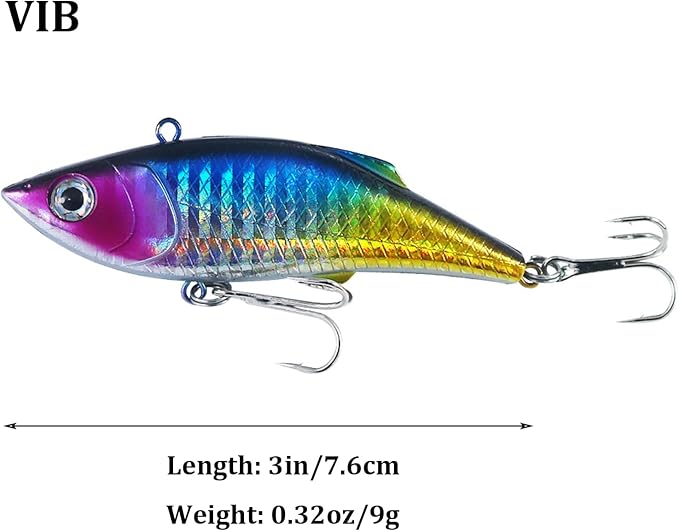 WOLFSKIN Fishing Lures Kit, Fishing Baits Set, Included Crankbaits, Curly Tail Jigs, Spoons, Hooks, Weights, Fishing Accessories with Tackle Box, for Carp, Bass, Freshwater Saltwate