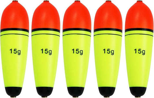 Slip Bobber Fishing Floats EVA Foam Bobbers for Pike Perch Carp Bass Fishing Bobber Float Saltwater Freshwater Floatage 0.35oz - 4.23oz