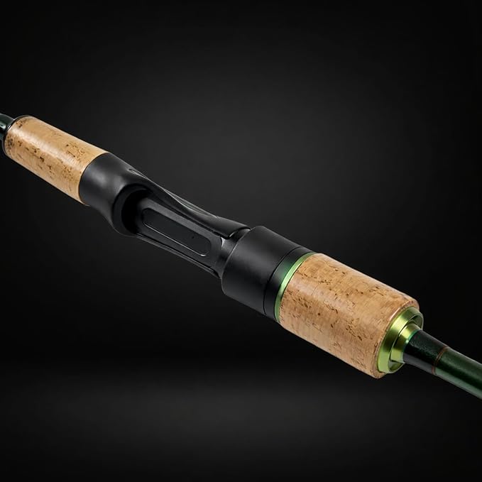 Eupheng Windshadow Ultralight Fishing Rod and Reel Combo, 2-Piece Carbon Fiber Spinning Rod & 9+1 BB Spinning Reel Combo, Sensitive Trout Crappie Fishing Set, 20LBS Drag, 6'0" / 6'6"