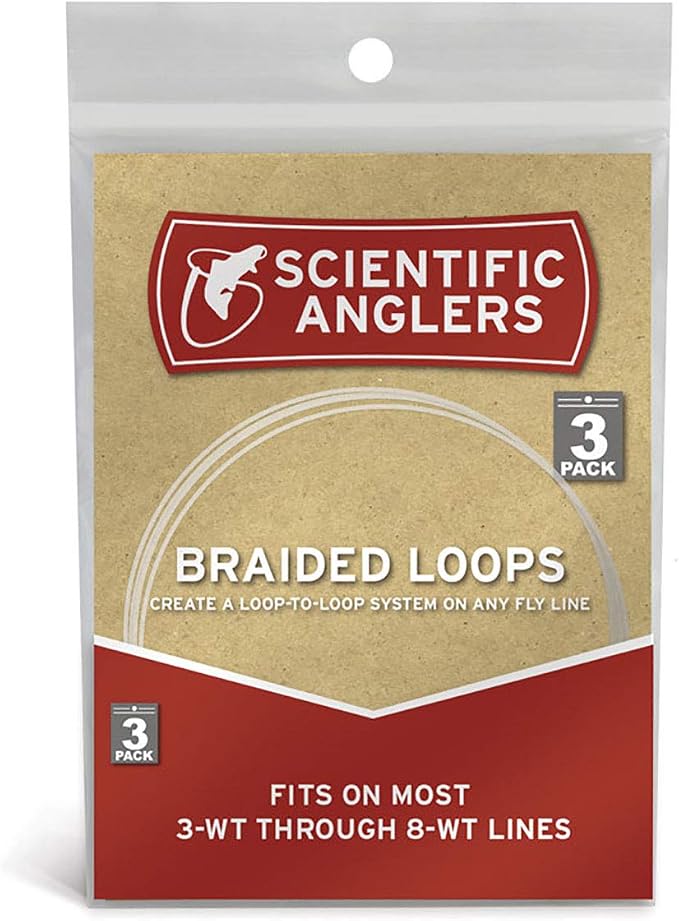 Scientific Anglers Braided Loops (3 Pack), Mixed Color