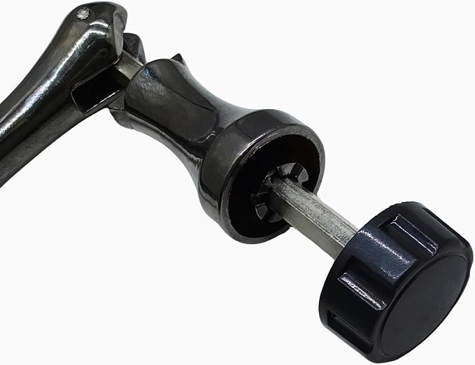Fishing Reel Crank Handle Grip Knob Ergonomic Spinning Wheel Handle Non-Slip Rotary Control Arm with Tension Ball Tackle Replacement Part
