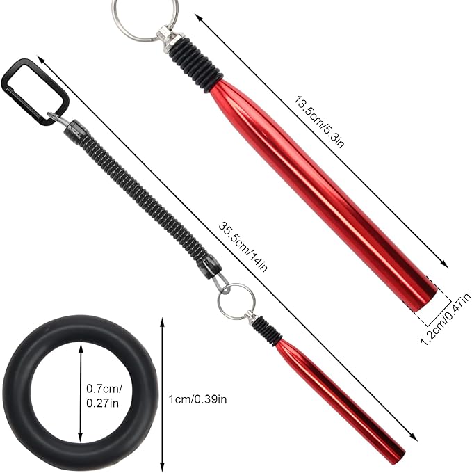 2 Pack Wacky Rig Tools and 200 PCS Worm O Rings, Wacky Worm Kit for Stick Soft Baits Wacky Fishing Rigging Tool