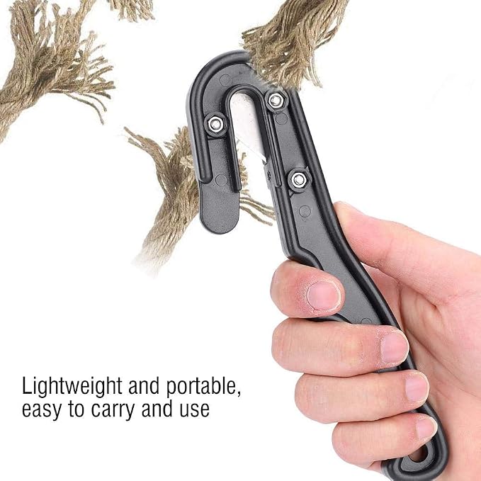 Wbestexercises Ligature Knife,Ligature Knife,PP & High Safety Rescue Cutter,PP & High Safety Rescue Fishing Net Line Cutter Scuba Diving Accessory