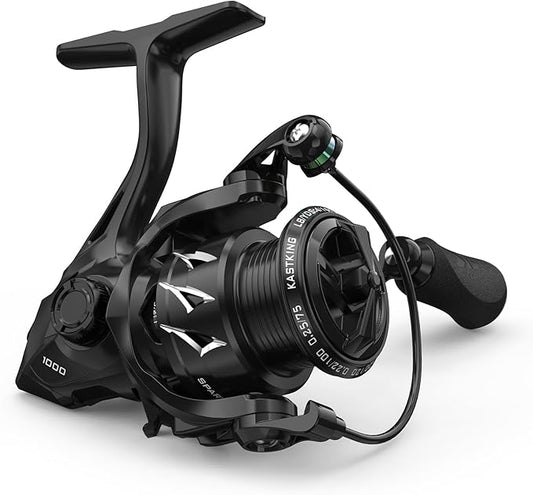 KastKing Spartacus II Plus Spinning Reel – IPX5 Waterproof Freshwater/Saltwater Fishing Reel, 22LB Drag, 5.2:1 Gear Ratio, 7+1 Stainless Steel Bearings, Instant Anti-Reverse, Anodized Aluminum Spool