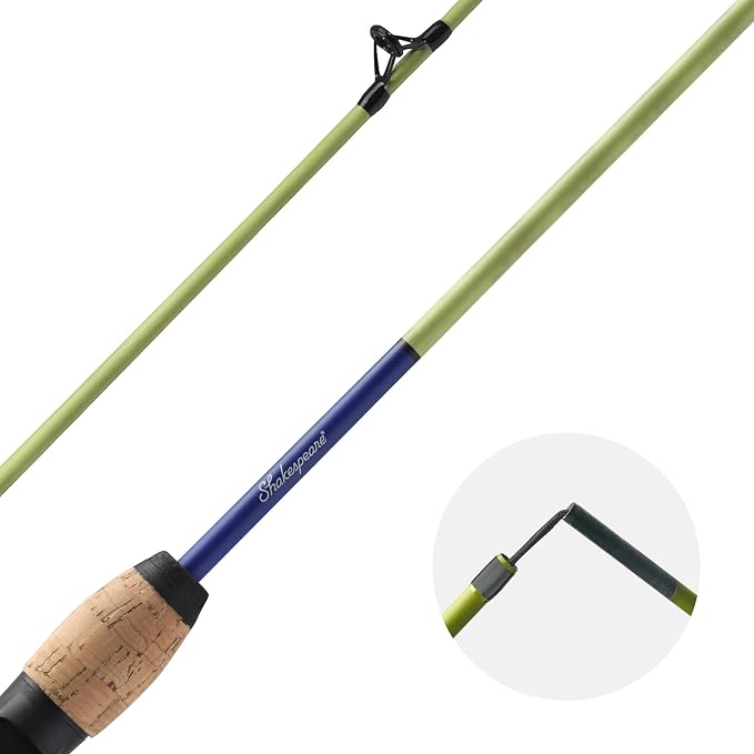 Shakespeare Catch More Fish Spincast Reel and Fishing Rod Combo with Kit