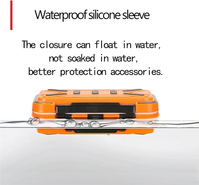 Waterproof Fishing Tackle Box, Floating Storage, Double-Sided Lure Box with Adjustable Dividers, Jewelry Organizer Making Kit Container for Earring Tool, Hook Beads Storage.