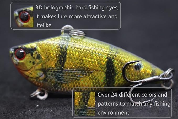 Minnow Crankbait for Bass Fishing Bass Lure Jerkbait Fishing Lures and Tackle Box