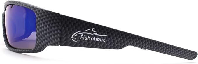 Fishoholic Polarized Fishing Sunglasses UV400 (14 Options) Fishing Gift with Hard Case & Pouch