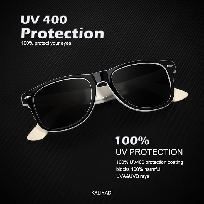 KALIYADI Polarized Sunglasses for Men and Women Matte Finish Sun glasses Color Mirror Lens UV Blocking (3 Pack)