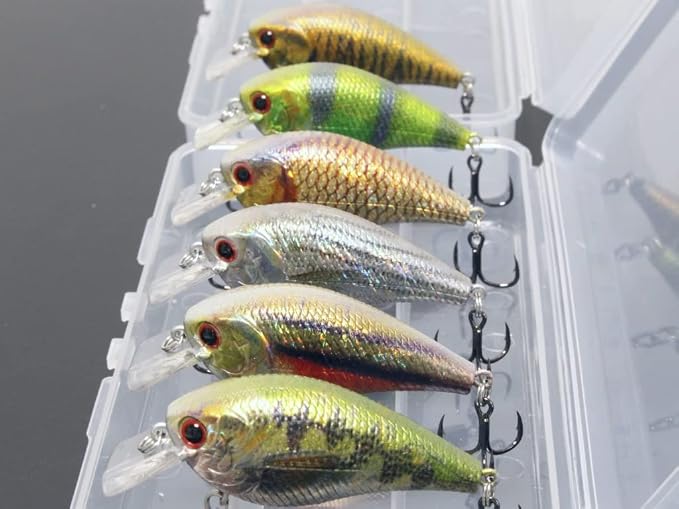 Minnow Crankbait for Bass Fishing Bass Lure Jerkbait Fishing Lures and Tackle Box