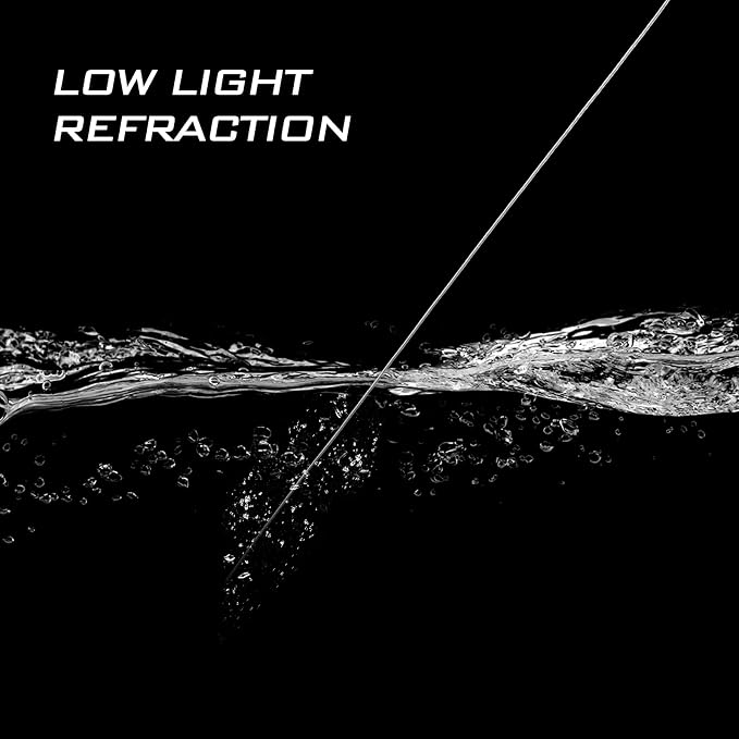 KastKing Kovert 100% Fluorocarbon Fishing Line - Clear Fishing Leader, High Sensitivity, Strong Knot Strength, Shock & Abrasion Resistant, Extreme Clarity, Ultra-Low Visibility, Fast Sinking