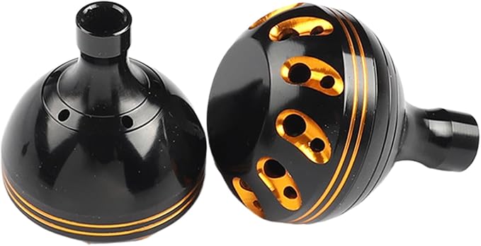 Aluminum Alloy Reel Handle Knob, 3 Sizes Replacement for Fishing Reels, Rust-Resistant