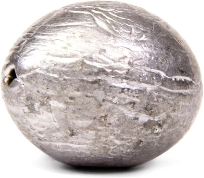 Bullet Weights Egg Sinkers Fishing Weights | Smooth Slip Design for Freshwater & Saltwater | Ideal for Catfish | All Around Sinker for Variety of Fishing Applications | Multiple Size Options