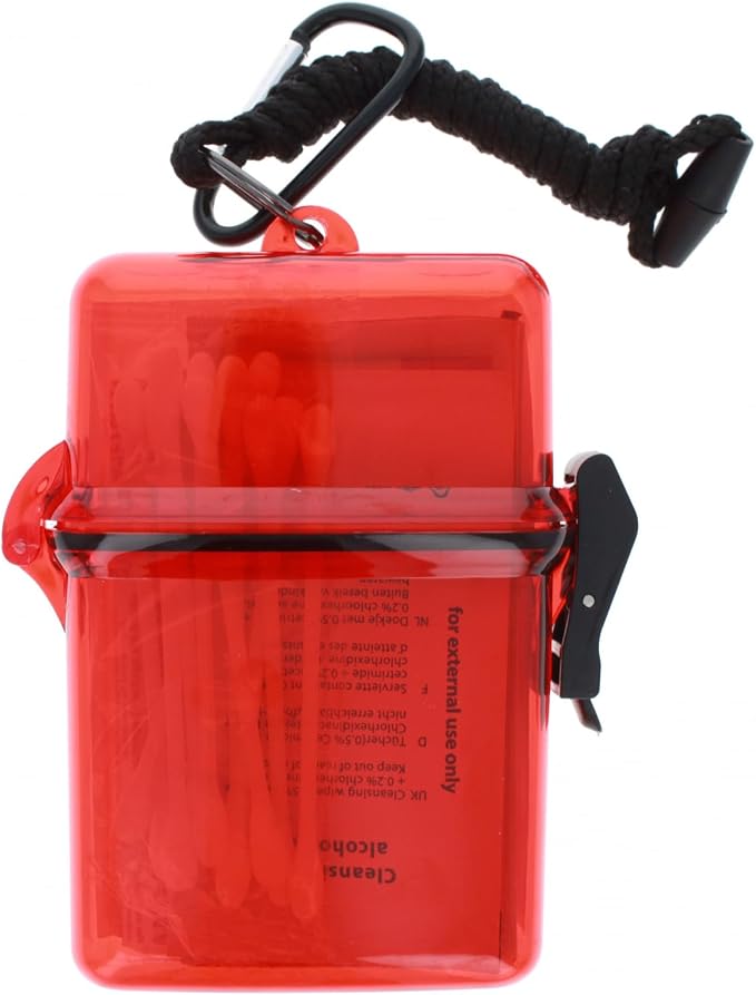 ASR Outdoor 50pc Portable First Aid Kit in Waterproof Case Emergency Supplies Survival Gear, 2pk