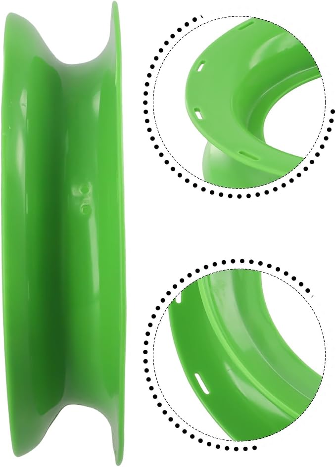 Lightweight PP Hand Reel for Throw Line and Hand-Line Fishing, No Backlash Tangle-Free Design, Portable Kite Line Winder for Surf and Beach Casting, Random Color, 16cm Outer Diameter(19cm 001)