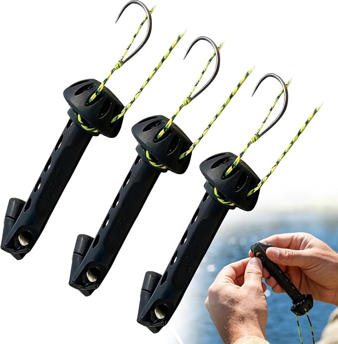 Fly Fishing Magnetic Fly Threader, Fishing Accessory to Easy Rig Small Flies Fly Tying Tool, Universal Tippet Threader Knot Helper, Fits Most Hooks Tippets & Fly Styles