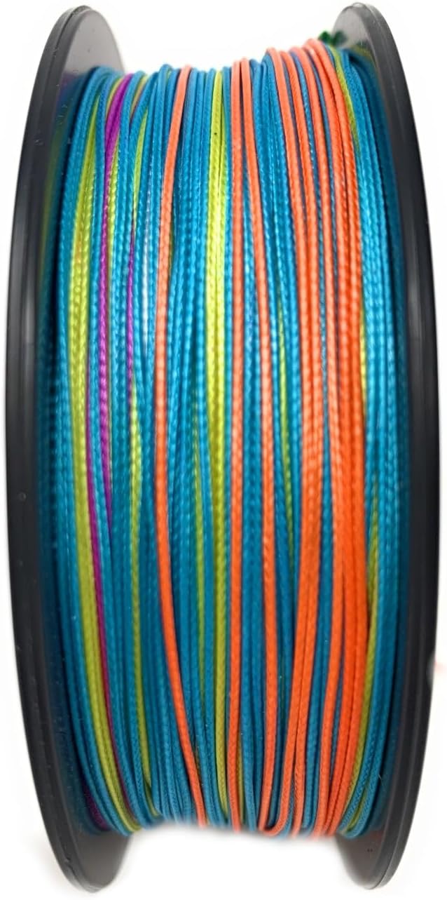 Reaction Tackle Lead Core Trolling Line - Color Changing Metered Braided Line for Trolling, Fast Sinking Depth Control for Walleye Trout and Salmon