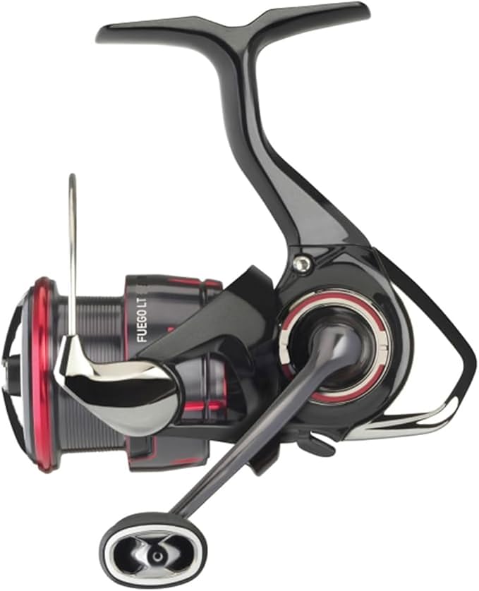 Daiwa Fuego LT Spinning Reel Size 1000-6000 Lightweight ZAION V Carbon Body, AIRDRIVE Rotor, MAGSEALED Shaft for Freshwater Fishing