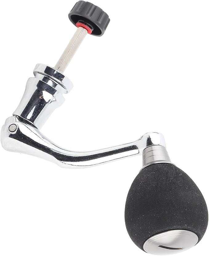 Ejoyous Fishing Reel Handle Replacement, Reel Replacement Power Handle, Metal Hex Trunk Rocker Arm Grip, Fishing Spin Reel Handle Grip Power Handle Reel Accessory