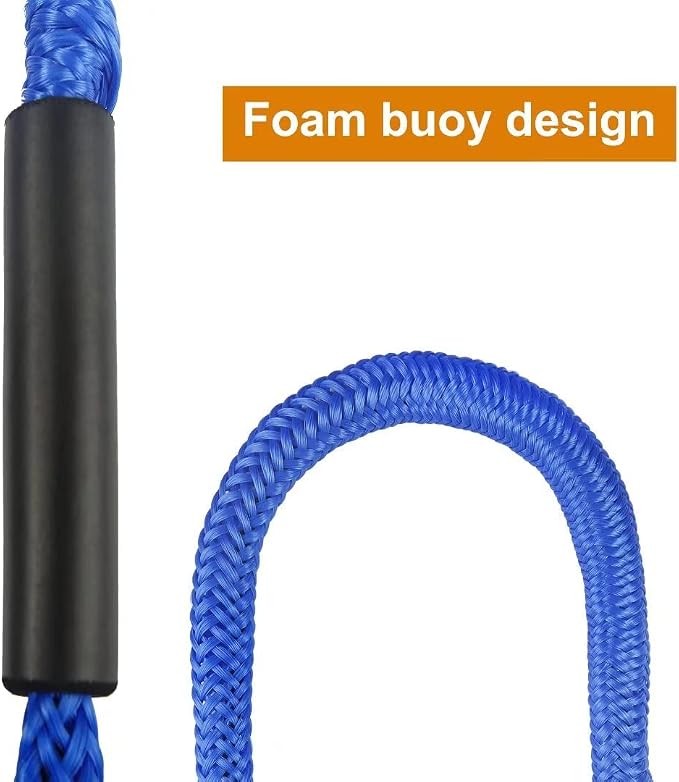 Bungee Dock Lines for Boat Shock Absorb Dock Tie Mooring Rope Boat Accessories 4-5.5 ft,4Pack (Blue)