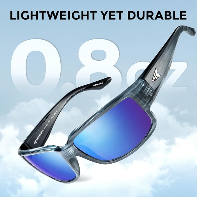 KastKing Skidaway Polarized Sport Sunglasses for Men and Women,Ideal for Driving Fishing Cycling and Running,UV Protection