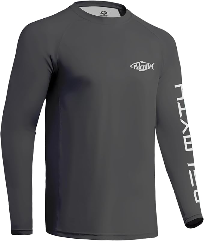 Palmyth Fishing Shirts for Men Long Sleeve UPF 50+ T Shirt Sun Protection Tee