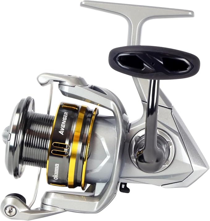 Okuma Avenger B Series Spinning Reel – Freshwater & Light Saltwater Fishing Reel with Smooth Drag System and Durable Corrosion-Resistant Body
