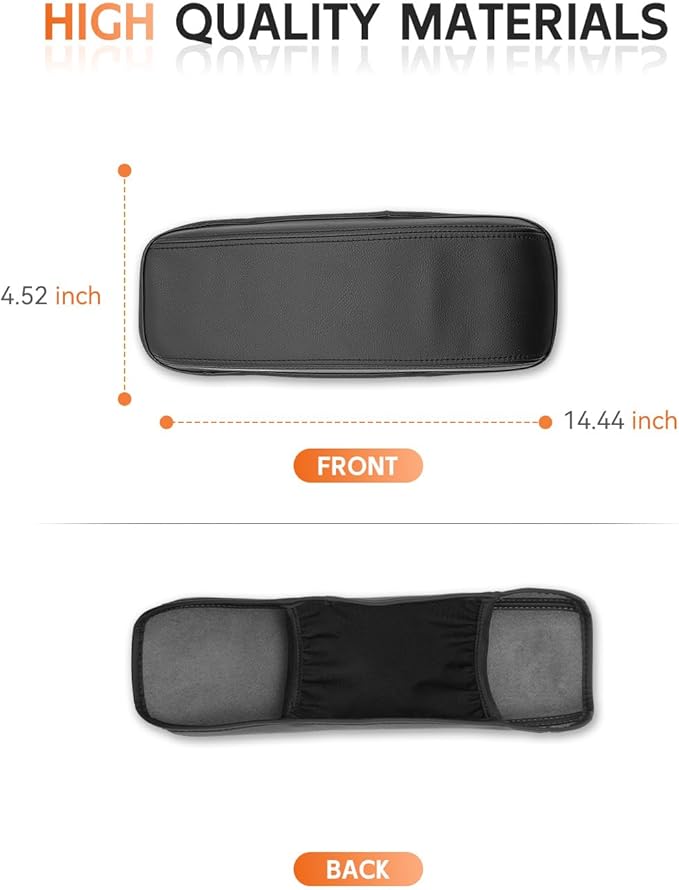 CDEFG for 2027 Chevrolet Bolt EV Center Console Cover Armrest Box Cover for 2027+ Chevy Bolt EV (LT/RS) Accessories Console Arm Rest Protector