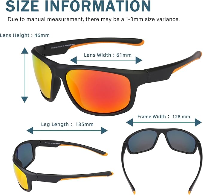 Floating Polarized Fishing Sunglasses for Men Women, Sailing Boating Gifts Beach Cool Style Glasses