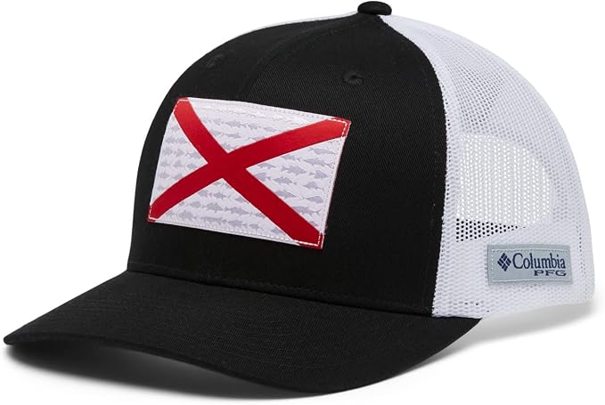 Columbia Unisex Adult PFG Logo Mesh Ball Cap