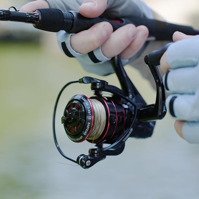 KastKing Royale Legend II Twin Tip Fishing Rod and Reel Combos, Spinning & Casting Combo, IM6 Graphite 2Pc Blanks, Extra Backup Tip Section, Stainless-Steel Guides, KastFlex Technology, EVA Handles