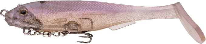 Strike King Final Copy Fishing Lure, Pre-Rigged Soft Plastic Swimbait, Free-Swinging Size 4 Treble Hook, Belly Magnetic Hook Keeper, 7/8-Ounce